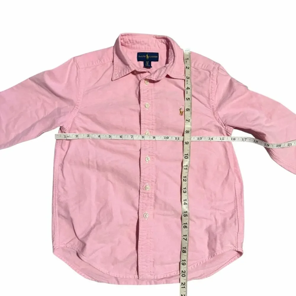 Polo Ralph Lauren Boy's Cotton Oxford Sport Shirt Size Small/8